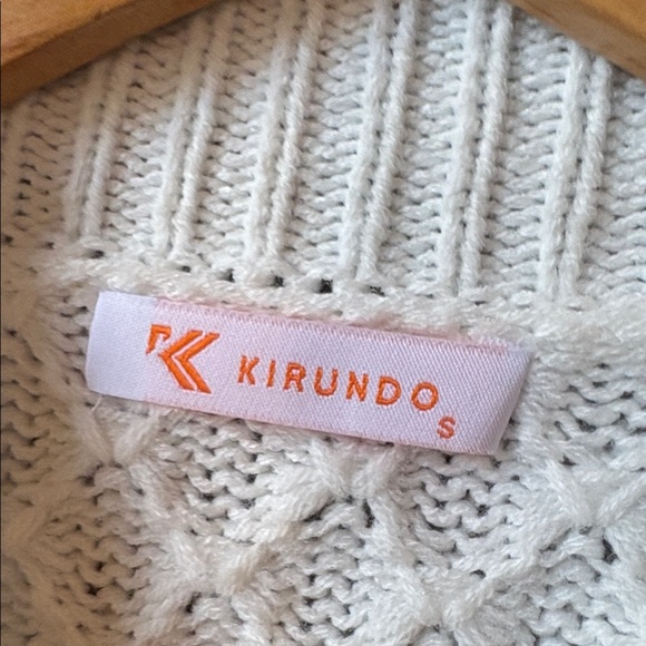 Kirundo Black & Cream Striped Knit Sweater - Picture 4 of 9